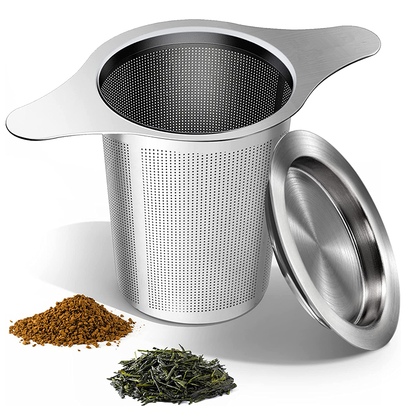 Loose Leaf Tea Infuser - 1-delig thee-ei mand roestvrijstalen theezeefje theefilter