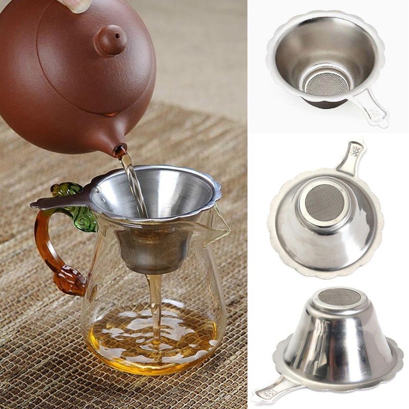 Loose Leaf Tea Infuser - Thee MeshReusable Theezeefje Theepot Roestvrij Staal