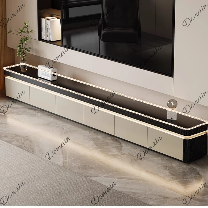 Sustainable Living Home - Elegante ruimtebesparende tv-meubel van milieuvriendelijke materialen,
