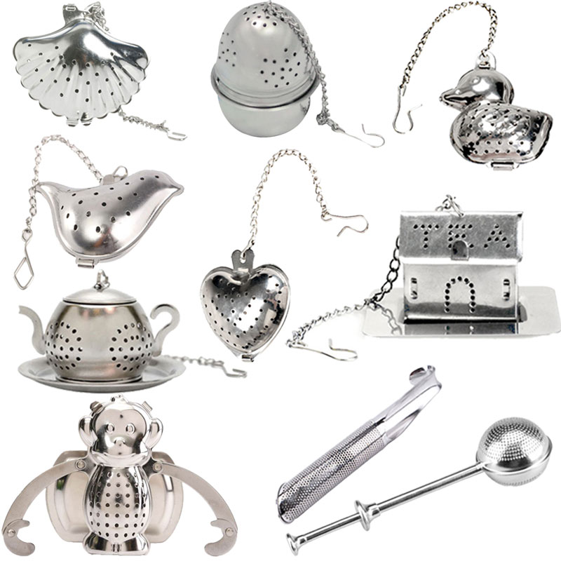 Loose Leaf Tea Infuser - Thee Striner Zetgroep Roestvrij Staal Teasoon