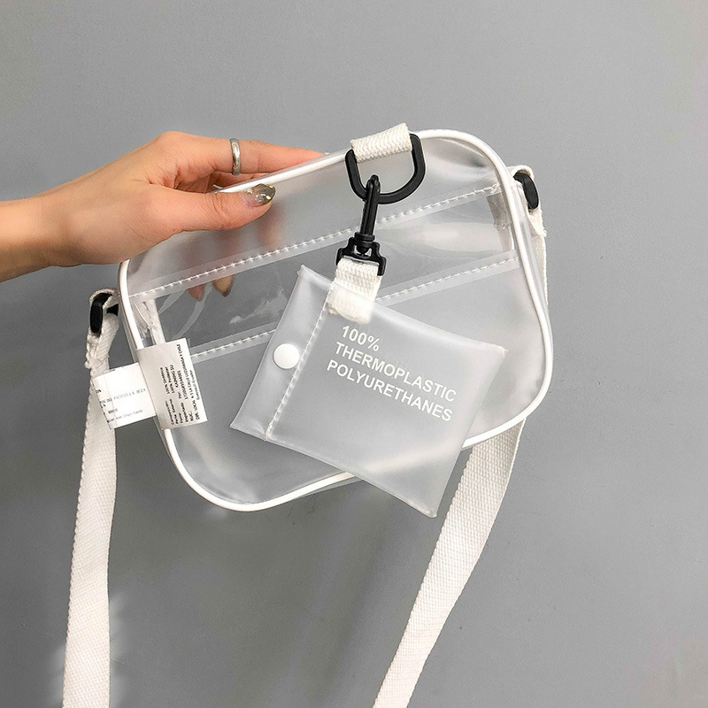 Linen Bag Bulk - Casual PVC transparante tas Dames Crossbodytassen