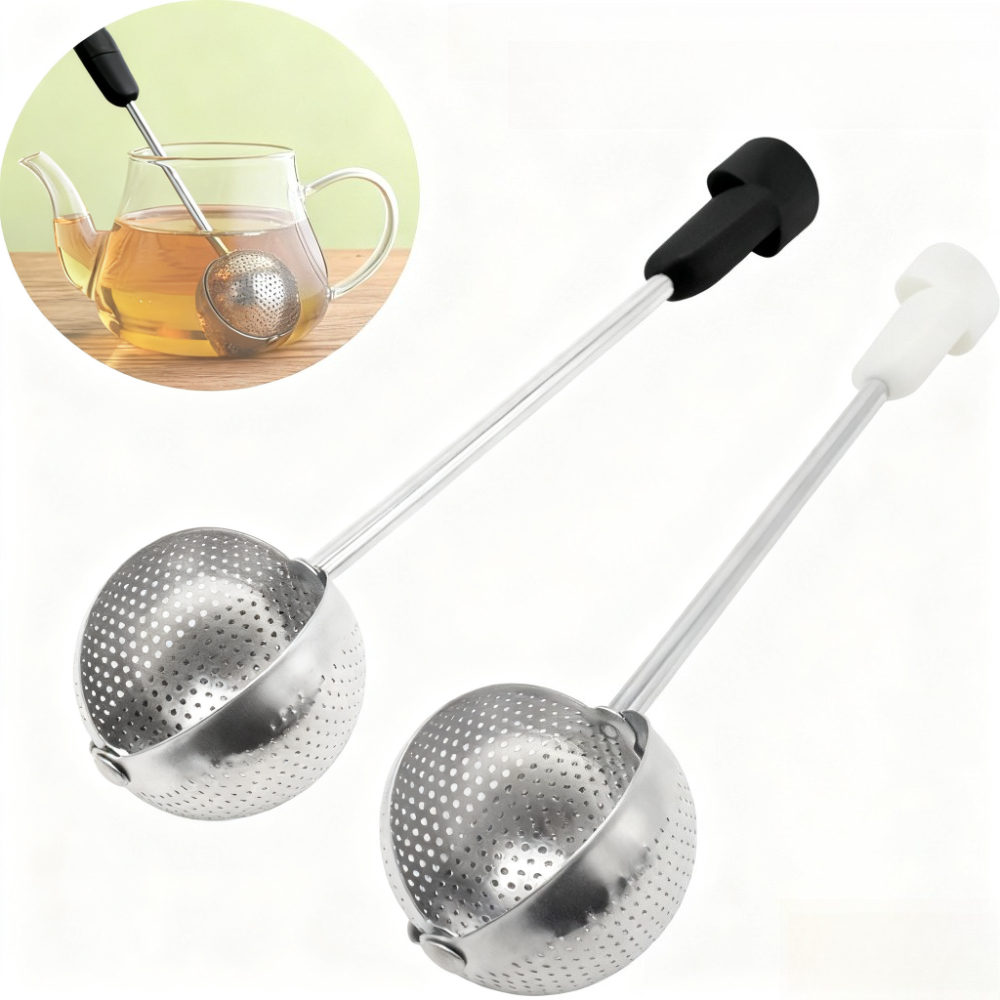 Loose Leaf Tea Infuser - Roestvrij Stalen Gaas Draaiende Thee Bal