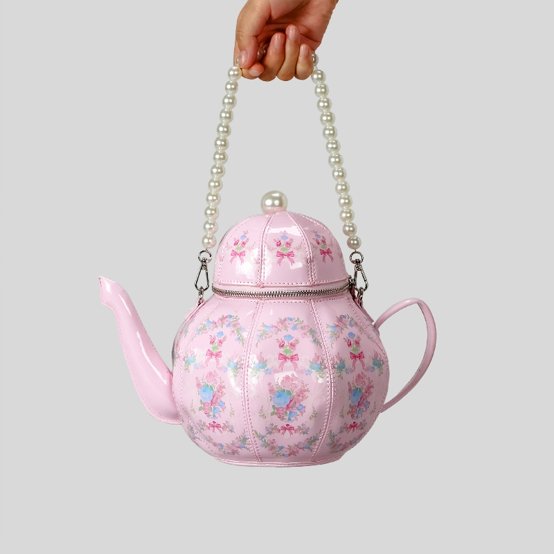 Parelketting Theepot Crossbody - Linen Bag Bulk recensie en prijs