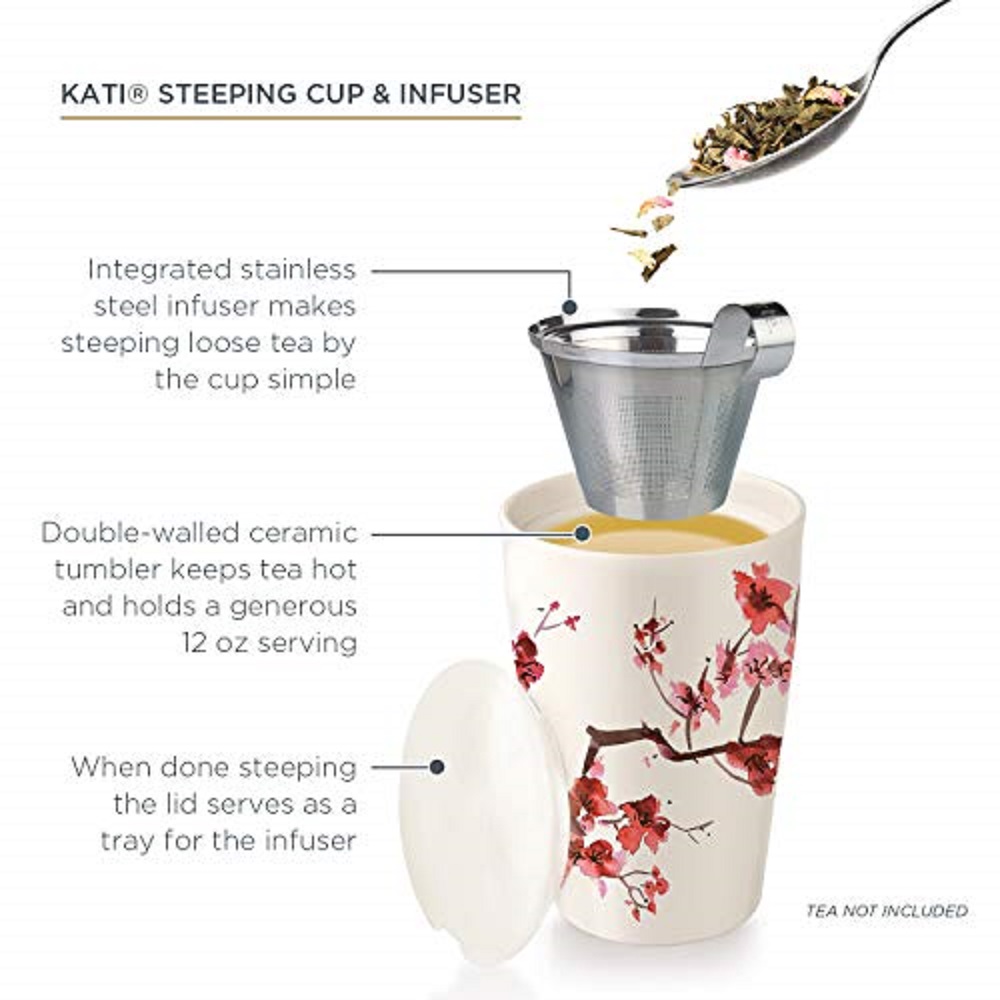 Dubbelwandige keramische Kati- - Loose Leaf Tea Infuser recensie en prijs