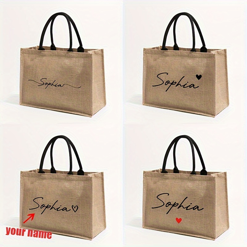 Aangepaste naampatroon shopper - Linen Bag Bulk recensie en prijs