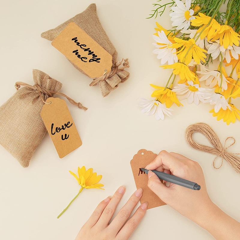 21/51 stuks linnen bundelzakje - Linen Bag Bulk recensie en prijs