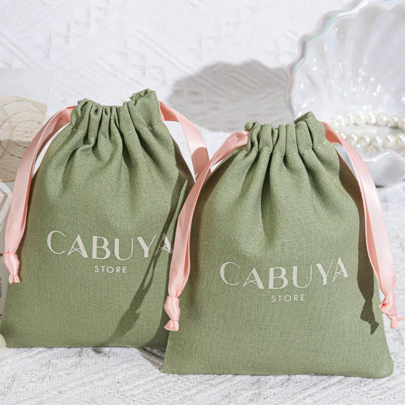 Hoge kwaliteit groen katoenlin - Linen Bag Bulk recensie en prijs