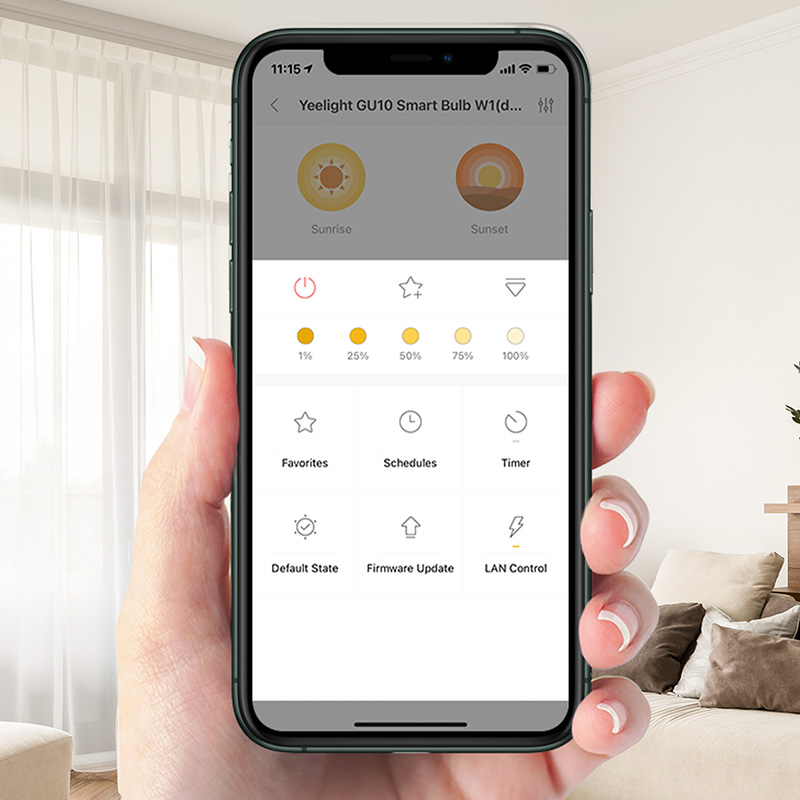 Yeelight GU10 W1 Slimme LED-la - Yeelight Light Smart Bulb recensie en prijs
