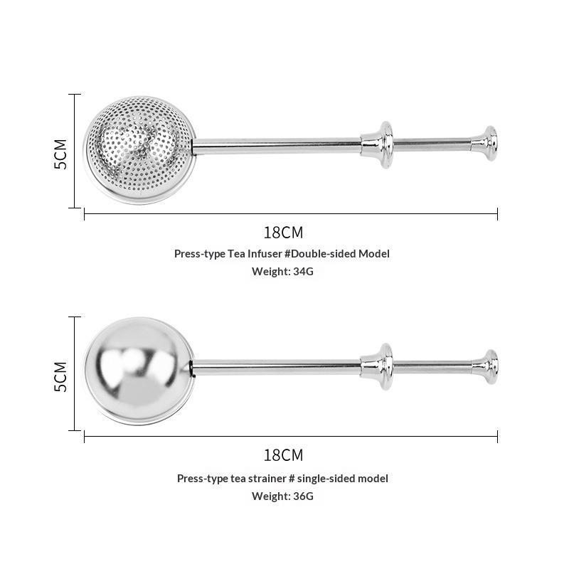 Thee-ei met lange steel van ro - Loose Leaf Tea Infuser recensie en prijs