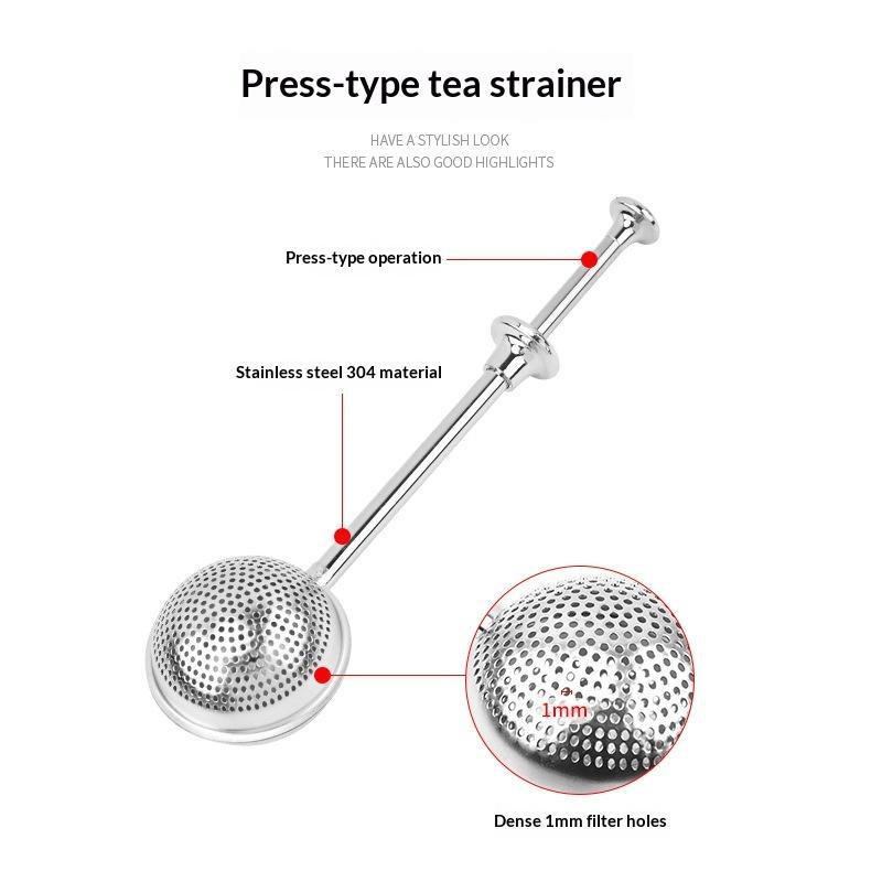 Thee-ei met lange steel van ro - Loose Leaf Tea Infuser recensie en prijs